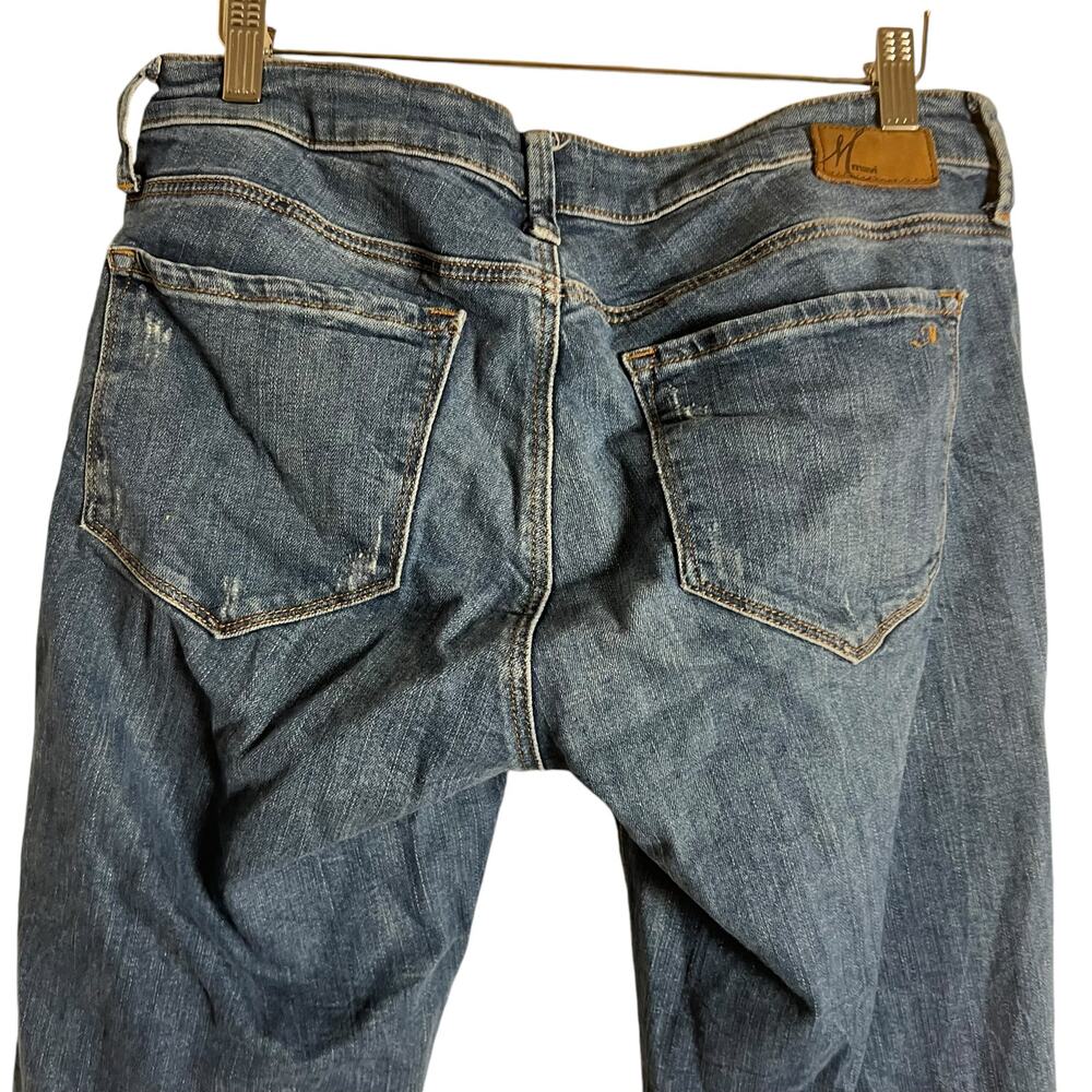 Mavi Women’s Skinny Distressed Blue Denim Jeans Size 30x32 - Picture 5 of 8